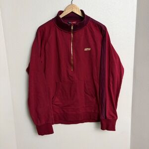 Kimes Ranch Quarter Zip Pullover‎ XXL Burgundy Western Performance Sweatshirt